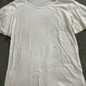 Caslon Flutter Sleeve Knit Top, Size XS, White